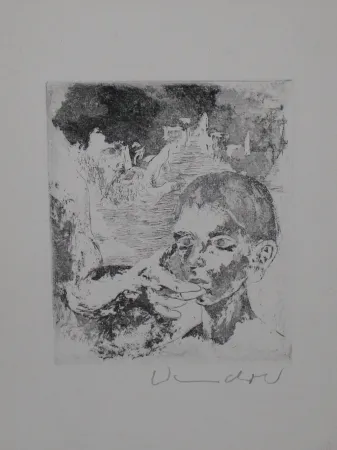 Aguafuerte Y Aguatinta Wandrer - Fürsorglicher Vater