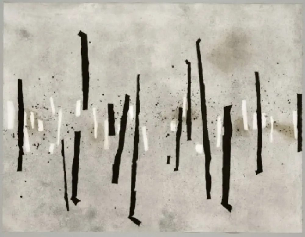 Aguafuerte Y Aguatinta Wang - Walking