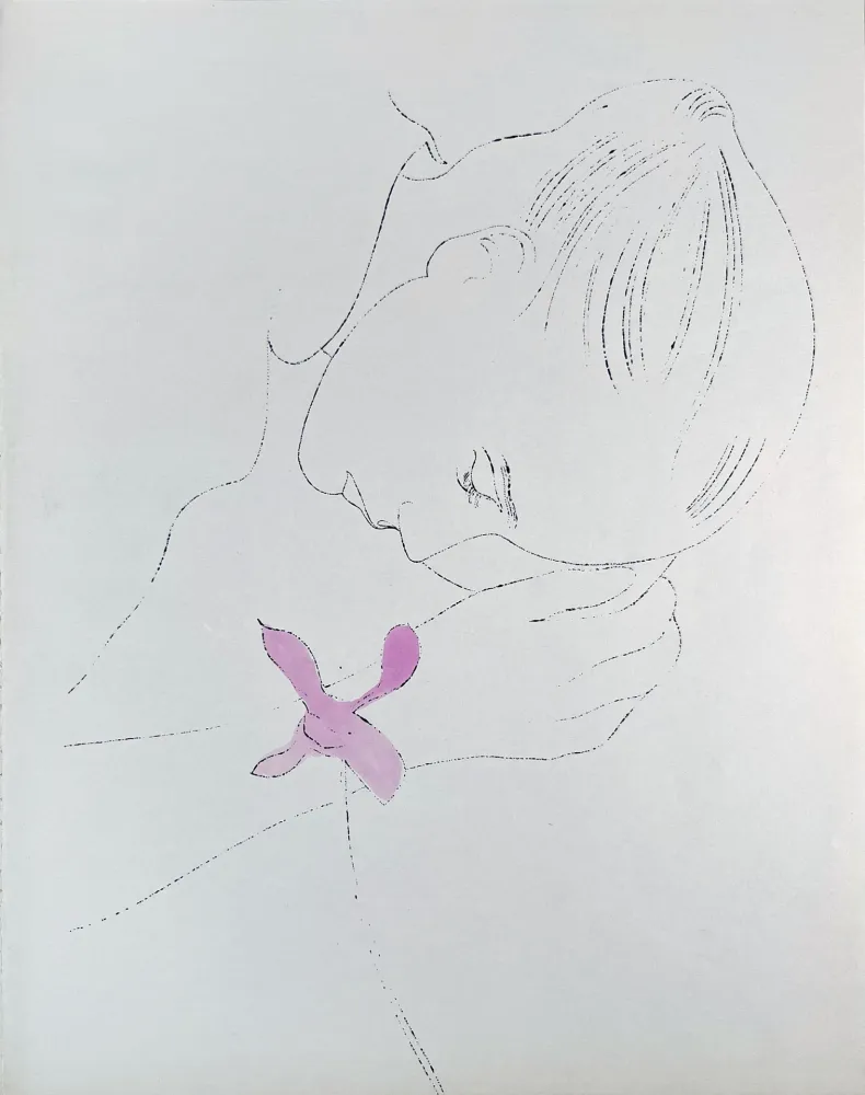 Litografía Warhol - A Gold Book