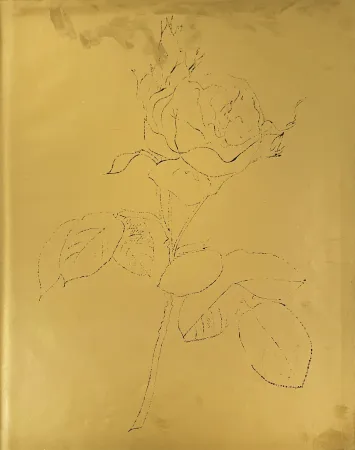 Litografía Warhol - A Gold Book