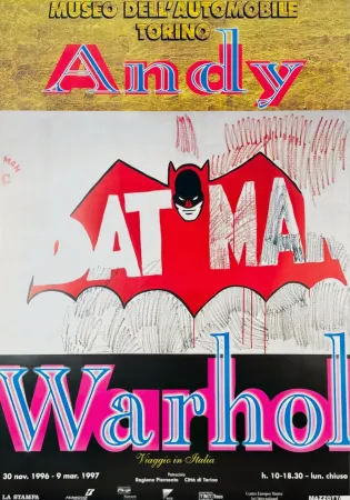 Serigrafía Warhol (After) - Batman (Museo dell'Automobile)