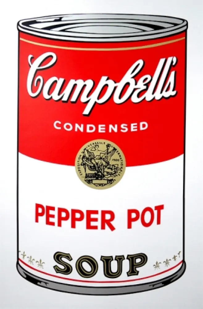 Serigrafía Warhol (After) - Campbell's Soup - Pepper Pot
