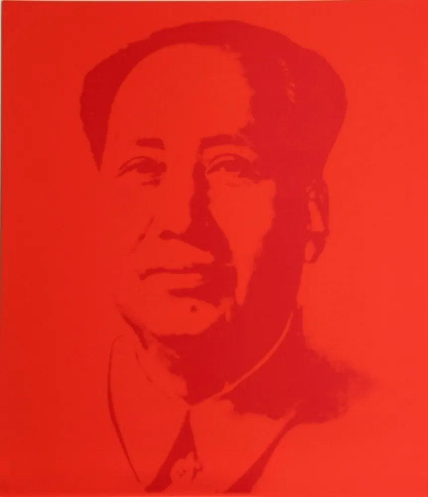 Serigrafía Warhol (After) - Mao - Red