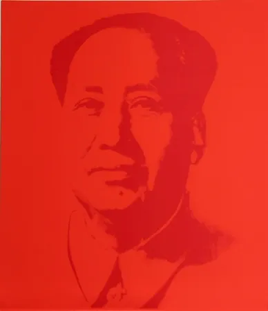 Serigrafía Warhol (After) - Mao - Red