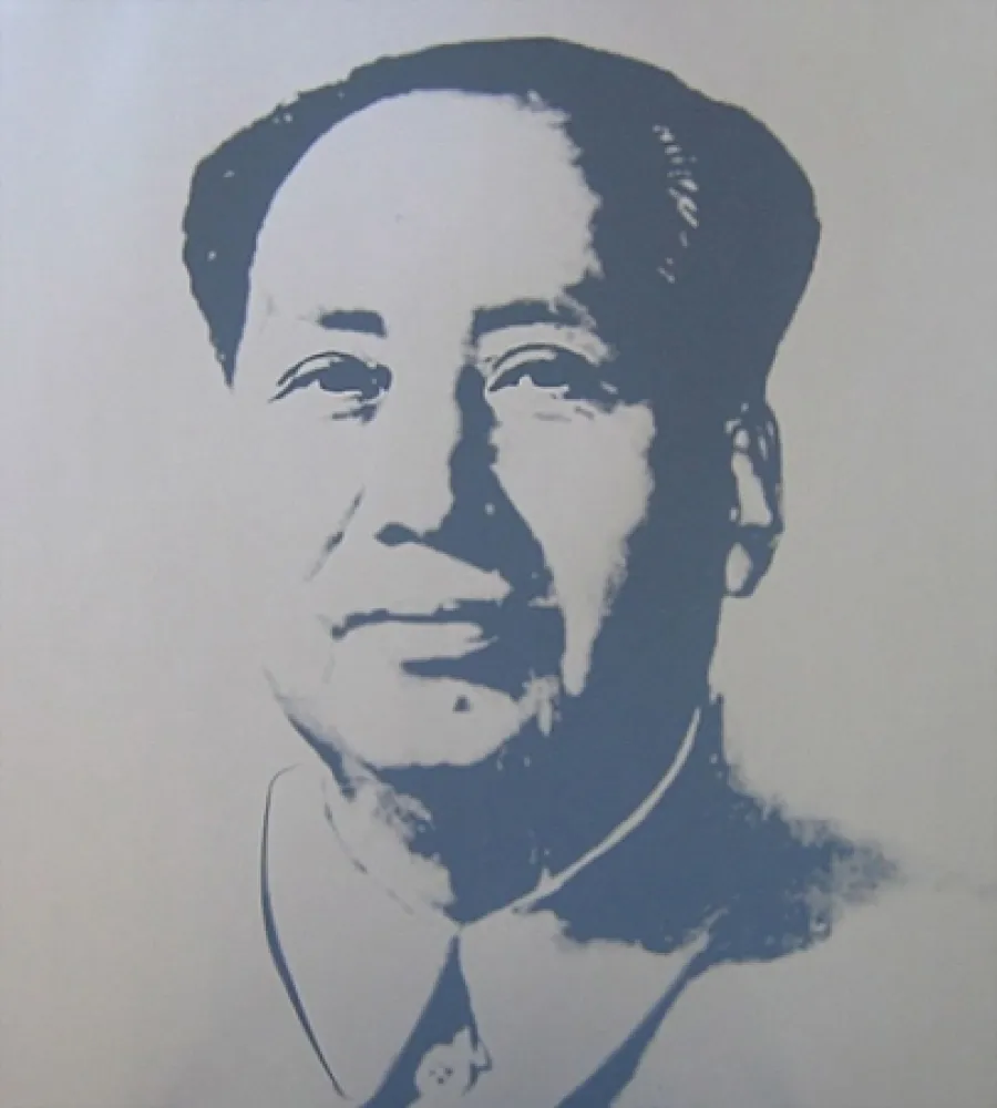 Serigrafía Warhol (After) - Mao - Silver