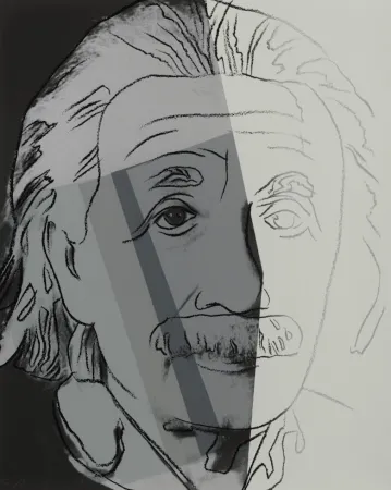 Serigrafía Warhol - Albert Einstein