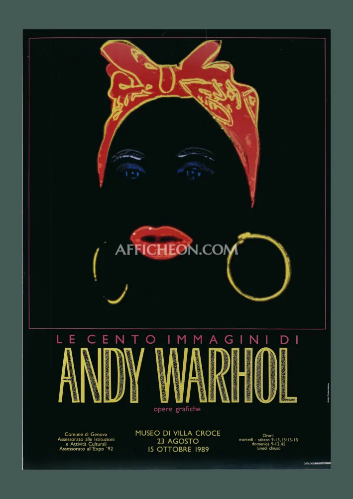 Litografía Warhol - Andy Warhol: 'Mammy' 1989 Offset-lithograph