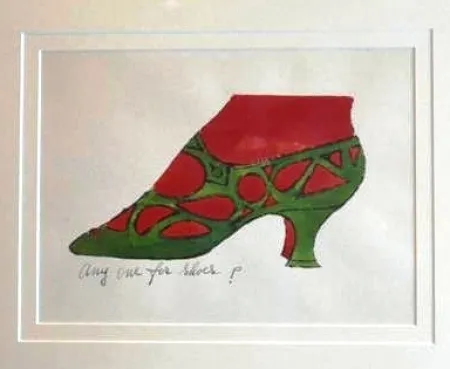 Litografía Warhol - Anyone for Shoes - A La Recherche Du Shoe Perdu