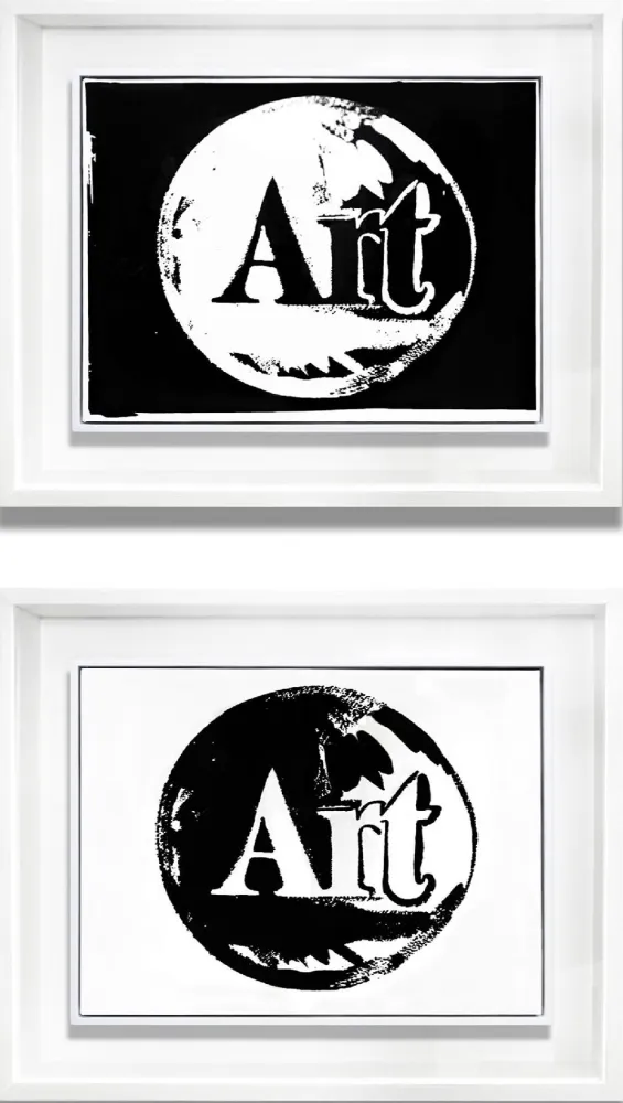Serigrafía Warhol - Art (Positive and Negative)