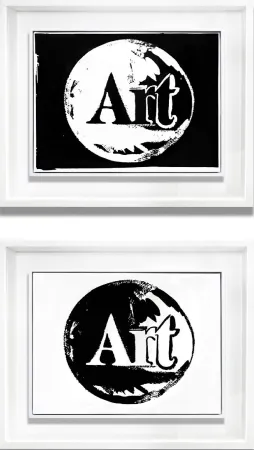 Serigrafía Warhol - Art (Positive and Negative)