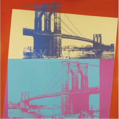 Serigrafía Warhol - Brooklyn Bridge 