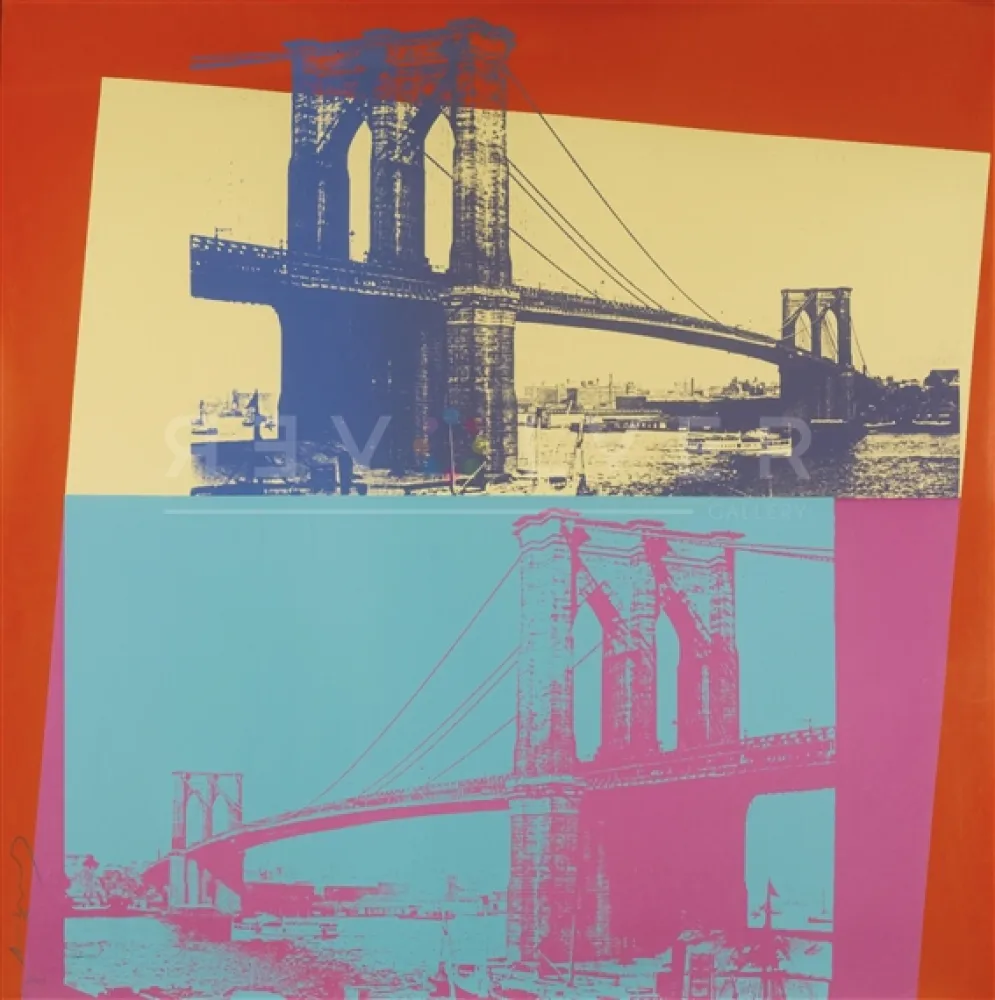 Serigrafía Warhol - Brooklyn Bridge