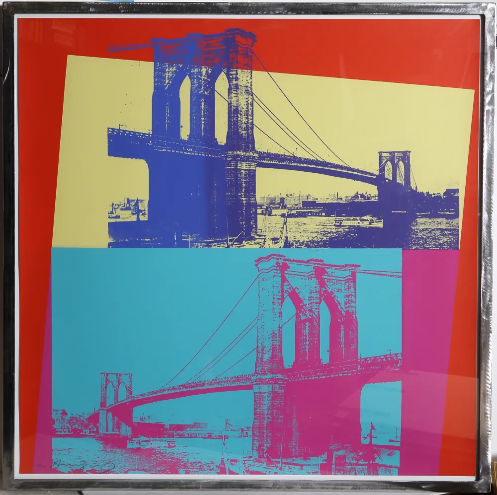 Serigrafía Warhol - Brooklyn Bridge