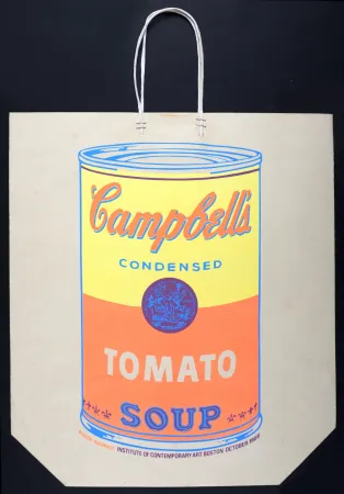 Serigrafía Warhol - Campbell's Soup Bag, 1966