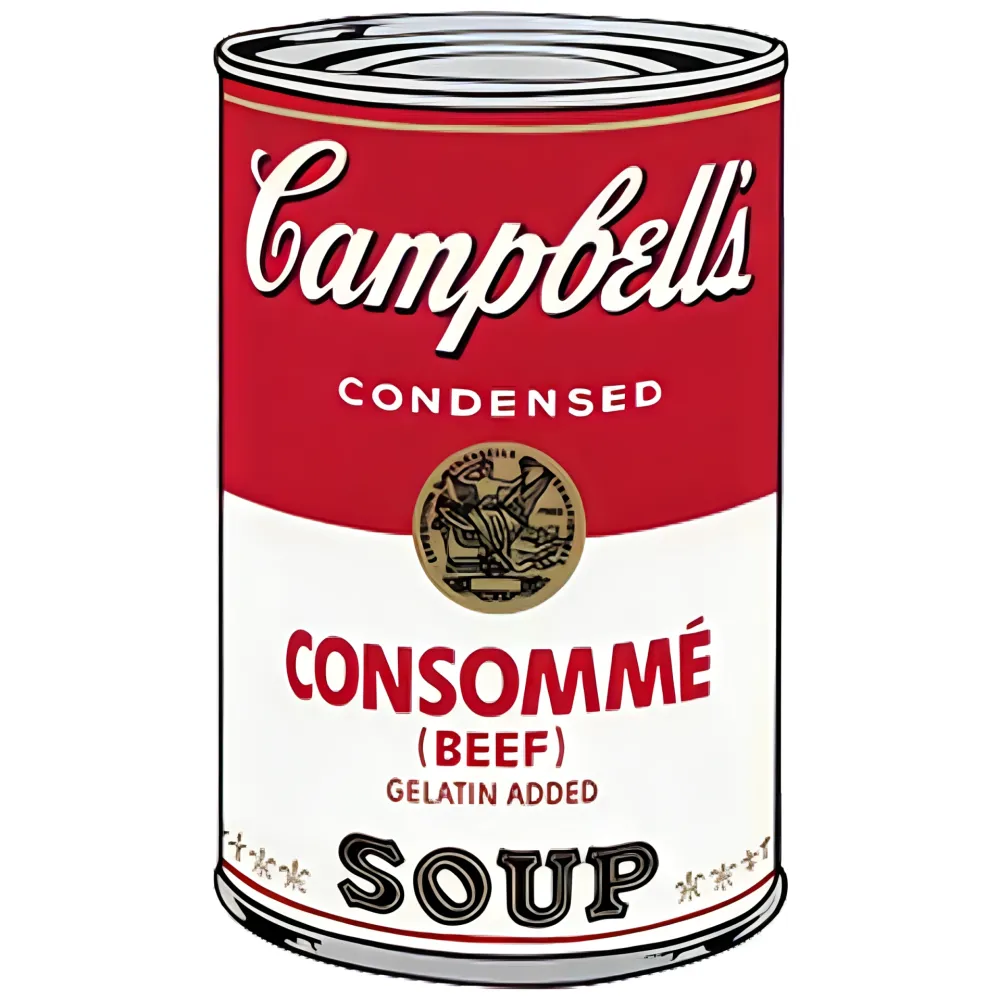 Serigrafía Warhol - Campbell's Soup: Consommé (FS II.52)