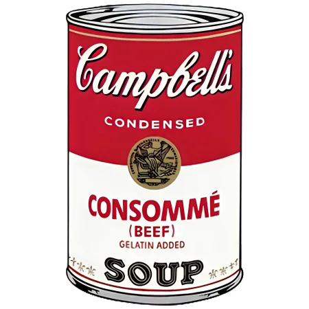Serigrafía Warhol - Campbell's Soup: Consommé (FS II.52)