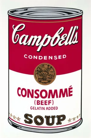 Serigrafía Warhol - Campbell's Soup: Consommé (FS II.52)