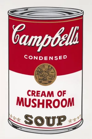 Serigrafía Warhol - Campbell’s Soup I: Cream of Mushrooms