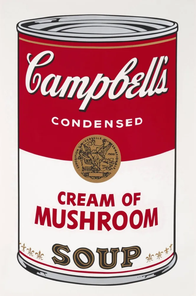 Serigrafía Warhol - Campbell’s Soup I: Cream of Mushrooms