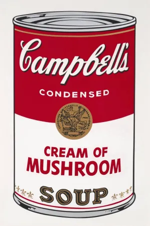 Serigrafía Warhol - Campbell’s Soup I: Cream of Mushrooms