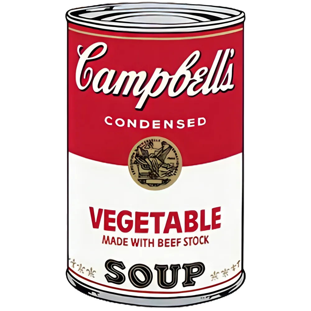 Serigrafía Warhol - Campbell's Soup I: Vegetable (FS II.48)