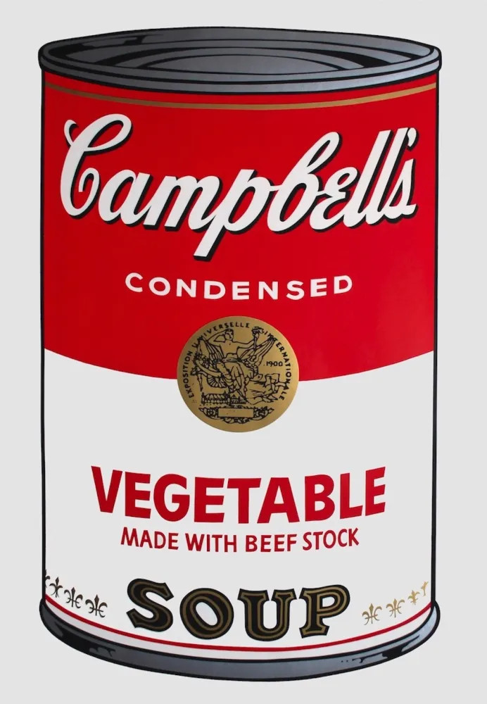 Serigrafía Warhol - Campbell's Soup I: Vegetable (FS II.48)