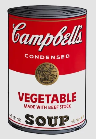 Serigrafía Warhol - Campbell's Soup I: Vegetable (FS II.48)