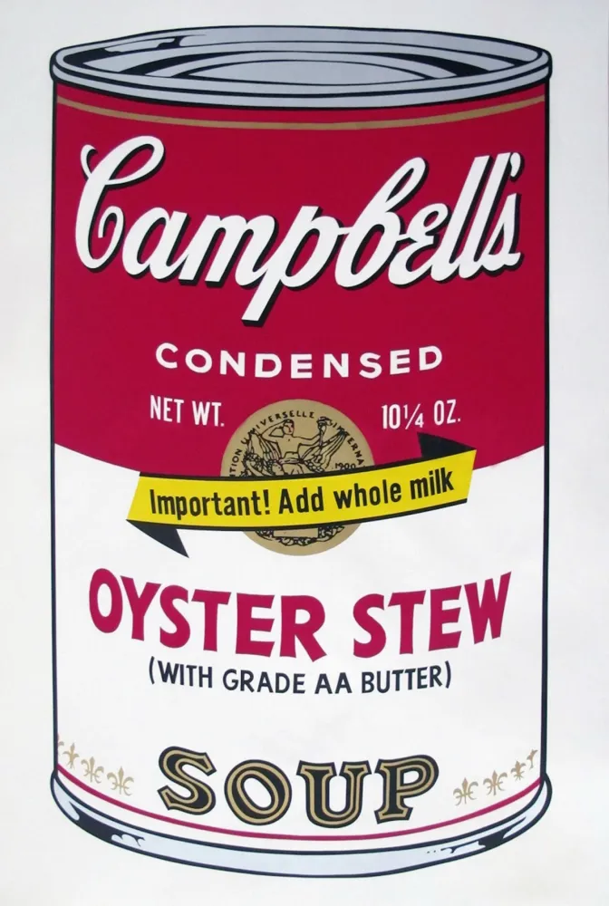 Serigrafía Warhol - Campbell’s Soup II: Oyster Stew (FS II.60)