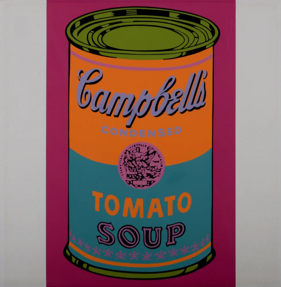 Serigrafía Warhol - Campbell's Tomato Soup (Banner)