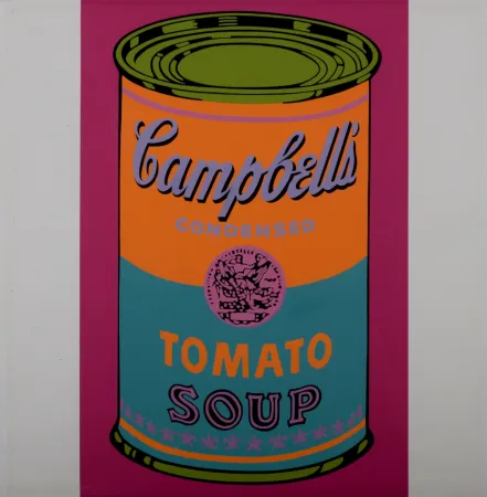 Serigrafía Warhol - Campbell's Tomato Soup (Banner)