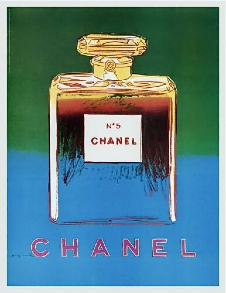 Cartel Warhol - Chanel (bleue et jaune ) ,1997