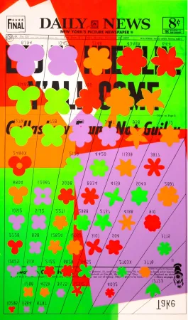 Serigrafía Warhol - Daily News - LBJ to Kremlin – Y'all Come