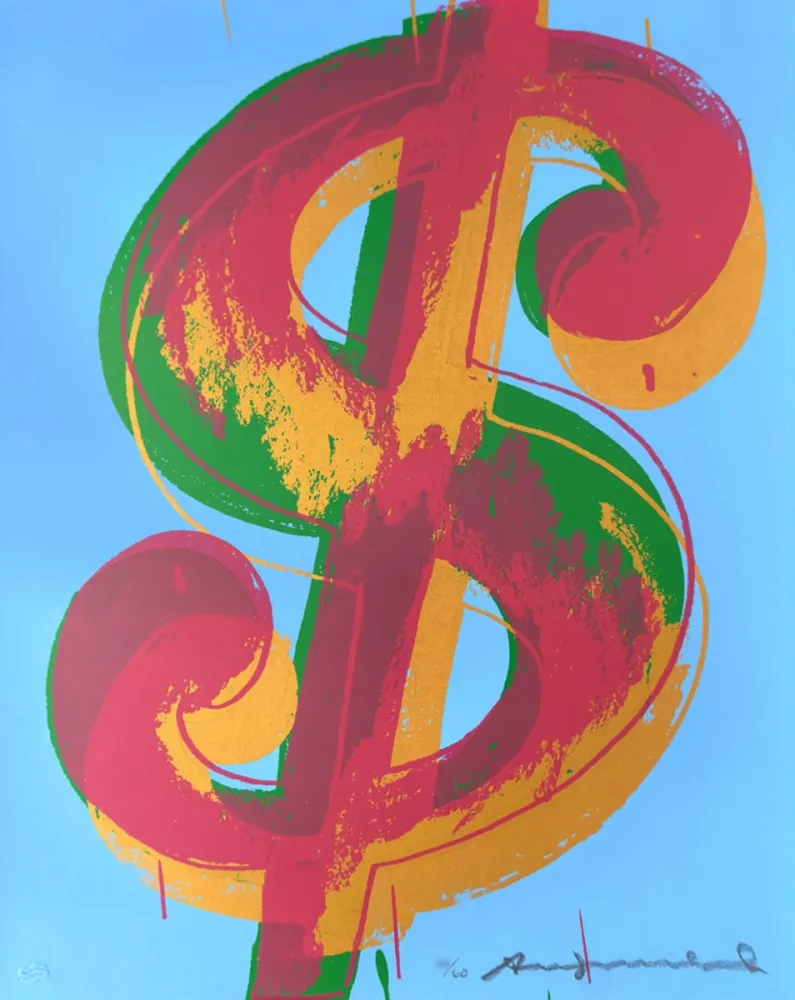 Serigrafía Warhol - Dollar Sign (1) 277