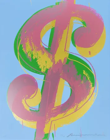 Serigrafía Warhol - Dollar Sign (1) 277