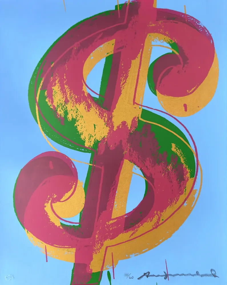 Serigrafía Warhol - Dollar Sign (1) 277