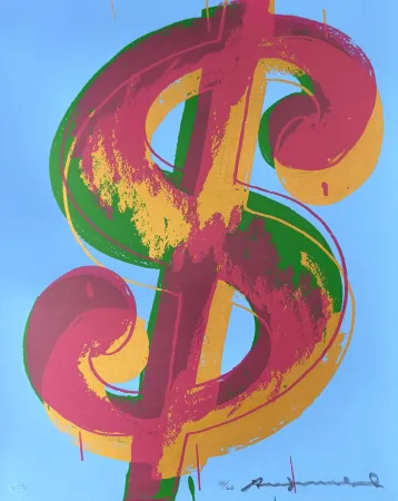 Serigrafía Warhol - Dollar Sign (1) 277