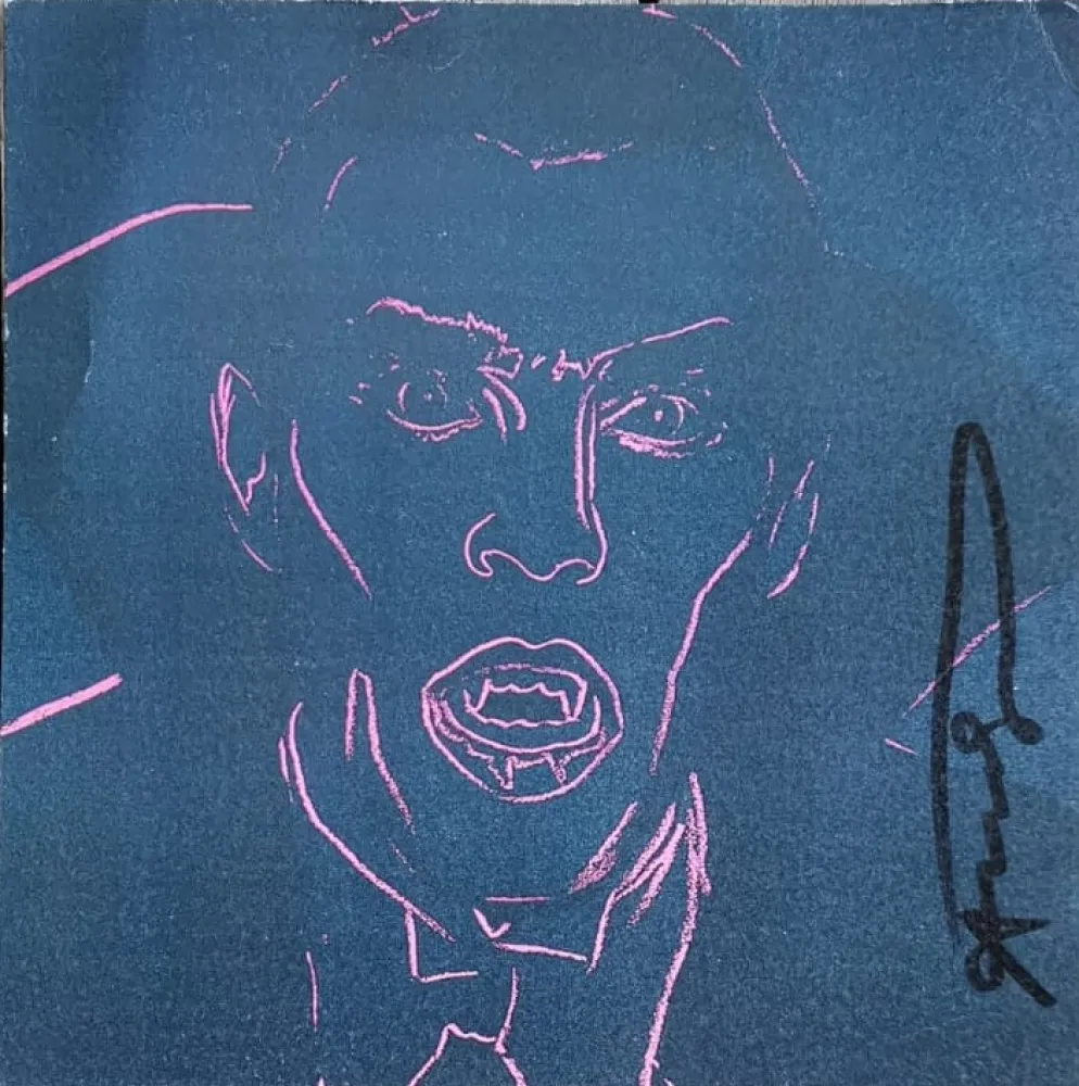 Serigrafía Warhol - Dracula 