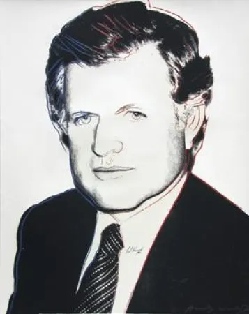 Serigrafía Warhol - Edward Kennedy  