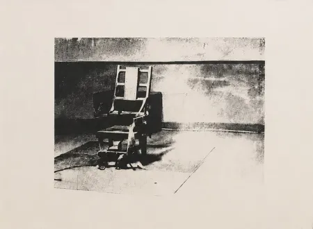 Serigrafía Warhol - Electric chair