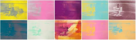 Serigrafía Warhol - Electric Chair Complete Portfolio