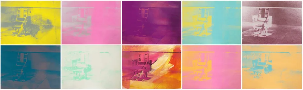 Serigrafía Warhol - Electric Chair Complete Portfolio