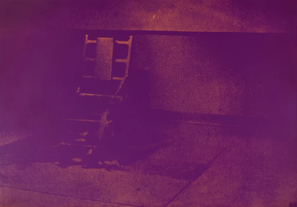 Serigrafía Warhol - ELECTRIC CHAIR FS II.76