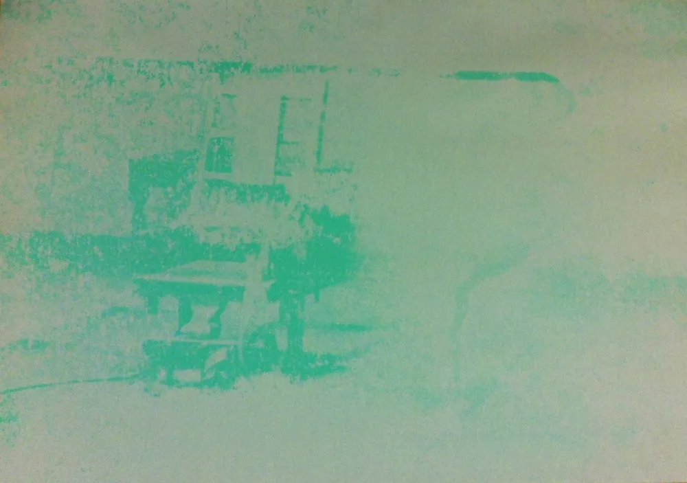 Serigrafía Warhol - Electric Chair (FS II.80)