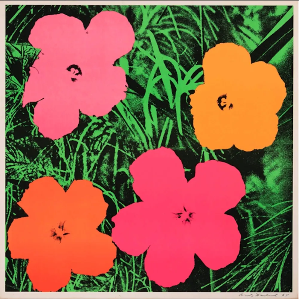 Serigrafía Warhol - Flowers 6