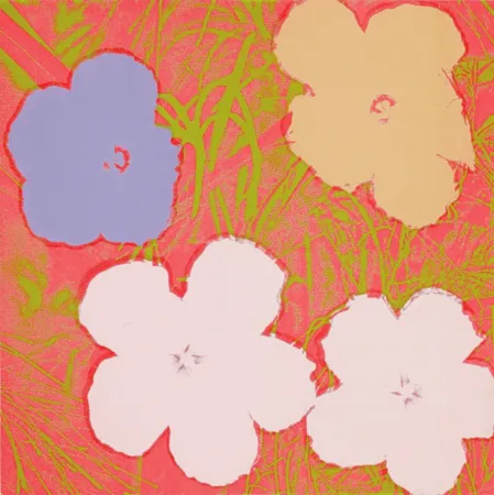 Serigrafía Warhol - Flowers 69