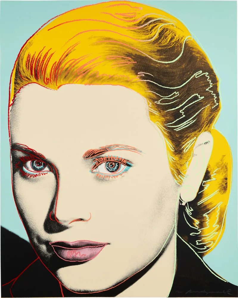 Serigrafía Warhol - Grace Kelly