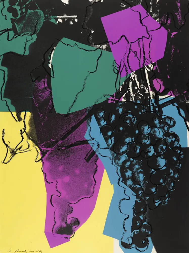 Serigrafía Warhol - Grapes #195