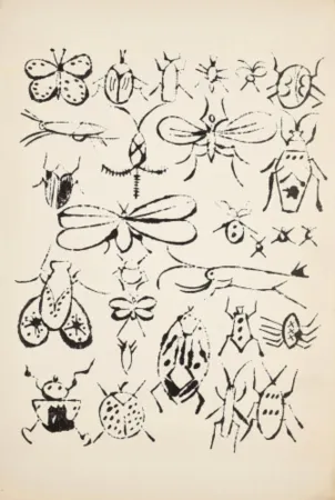 Litografía Warhol - Happy Bug Day