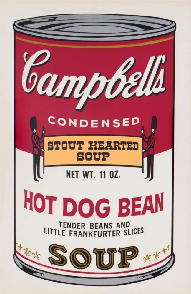 Serigrafía Warhol - Hot Dog Bean, II.59 from the Campbell's Soup II Portfolio