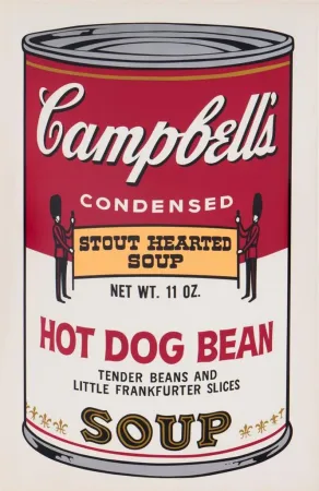 Serigrafía Warhol - Hot Dog Bean, II.59 from the Campbell's Soup II Portfolio